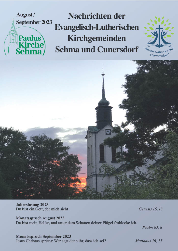 KIrchenblatt August September 2023